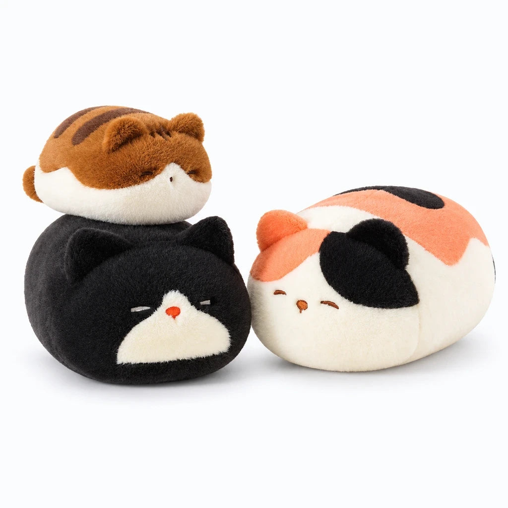 Chat en peluche douce de 30 cm, parfait pour les câlins et la détente