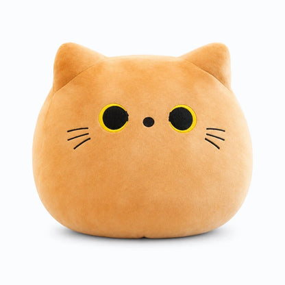 Chat noir peluche vue de détail montrant la matière douce et enveloppante