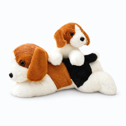 Peluches chien détail des oreilles longues et douces pour câliner
