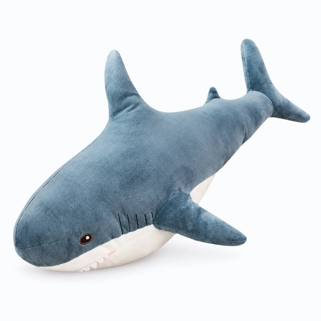 Grand format peluche requin soft en différentes tailles, objet déco multifonctionnel