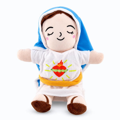 Peluche Jésus dotée de quatre vitesses réglables et matière moelleuse enveloppante