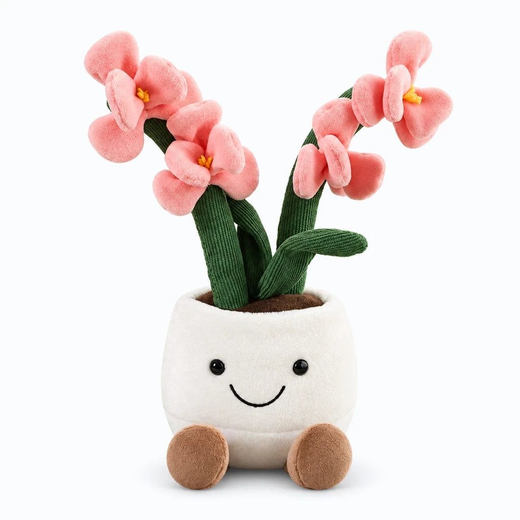 Kawaii peluche moelleuse aux teintes douces, idéale comme coussin décoratif pour canapé