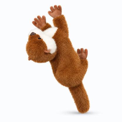 Gros plan sur le pelage moelleux et la texture agréable de la peluche loutre